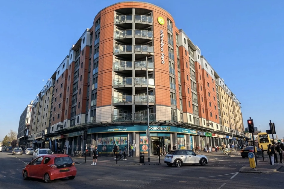 マンチェスター大学のキャンパス付近の街の様子